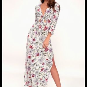 Floral maxi dress